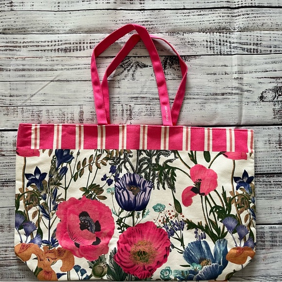 Estee Lauder floral canvas tote bag new - Picture 2 of 6